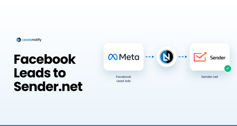 Facebook leads integration with Sender