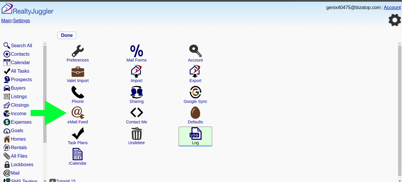 RealtyJuggler email feed