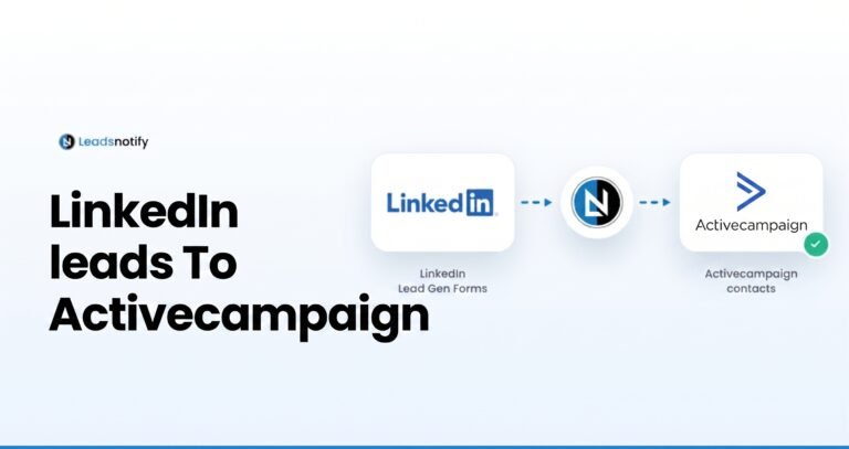 LinkedIn Leads To activeCampaign