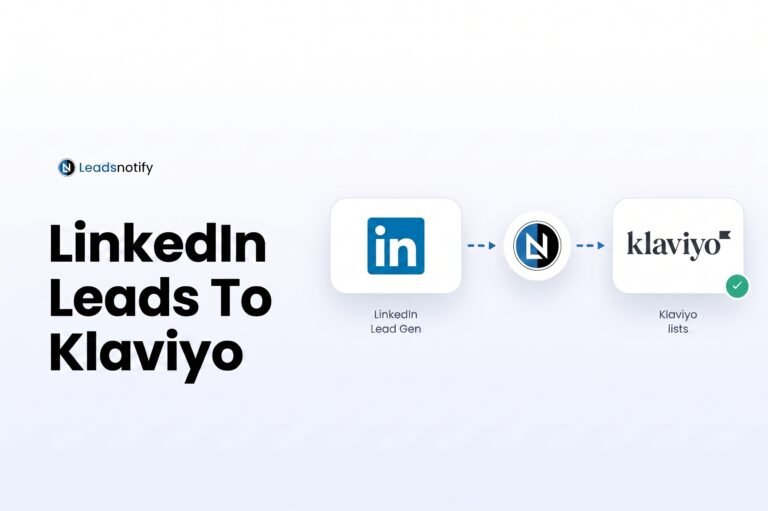 LinkedIn Leads to Klaviyo